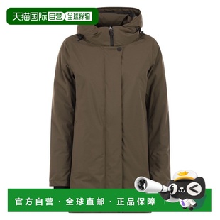 1h可退 香港直邮Herno 女士 A-shaped hood, 2 layers 羽绒夹克 P