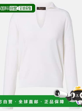 1h可退 香港直邮Loro Piana 诺悠翩雅 女士 Siena 真丝棉质Polo毛