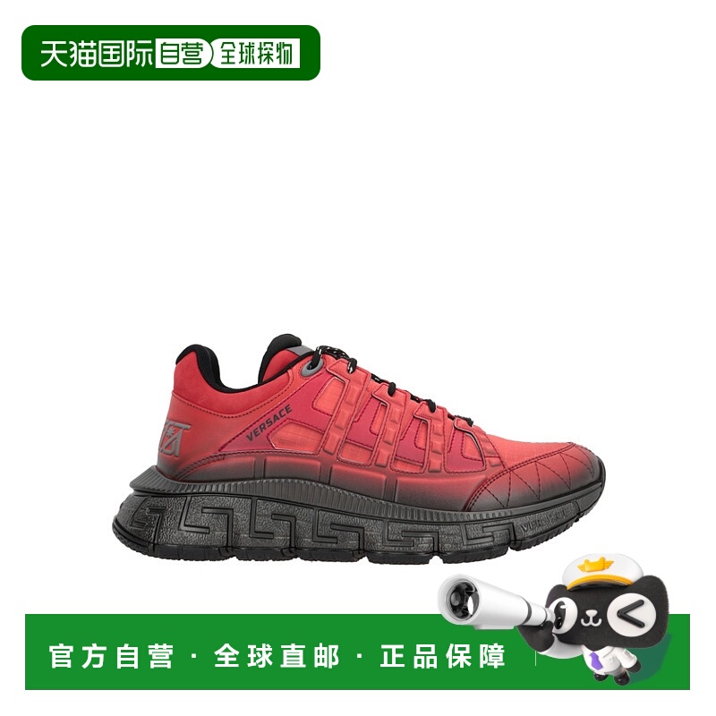 香港直邮VERSACE 24SS 徽标系带低帮运动鞋 Men范思哲