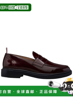 香港直邮Thom Browne 抛光小牛皮乐福鞋 MFL090BL0006