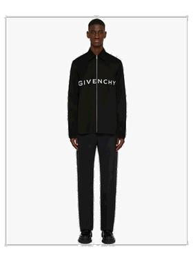香港直邮Givenchy 拉链衬衫 BM60TL1YC8长袖男装 【付后1h可退】