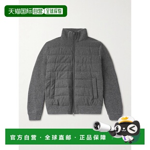 1h可退 香港直邮Herno 男士 条纹绗缝羽绒服 PI00108UR33448