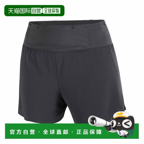 自营欧洲直邮Salomon Sense Aero 2In1 Trail女士黑色聚酯纤维短