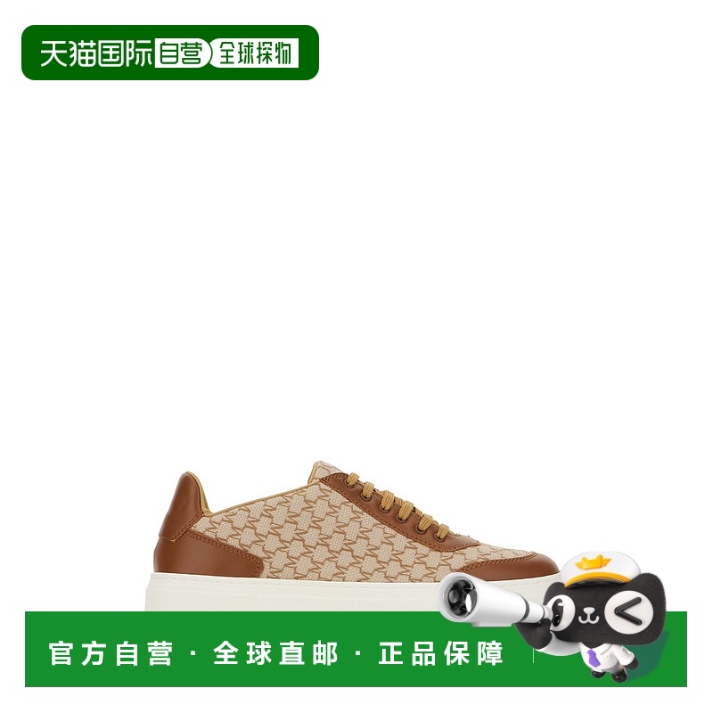 1h可退 香港直邮MaxMara 麦斯玛拉 女士 刺绣帆布运动鞋 CITYSNEA