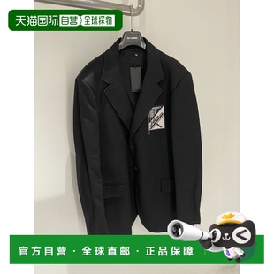 香港直邮Raf Simons 拉夫 西蒙 男士 特 男款黑色系扣西服外套 2