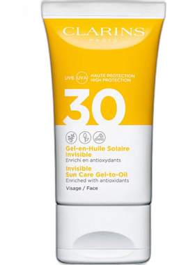 欧洲直邮CLARINS娇韵诗植物清爽面部防晒啫喱SPF30 50ml正品
