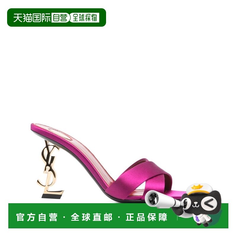 1h可退 香港直邮Saint Laurent 圣罗兰 女士 OPYUM 绸缎凉鞋 8189,女鞋,时装凉鞋,淘宝优惠券,粉丝福利购,淘宝优惠卷