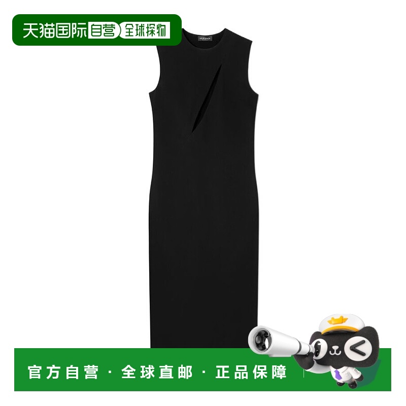 香港直邮Versace 镂空迷笛无袖连衣裙 10097491A00540范思哲