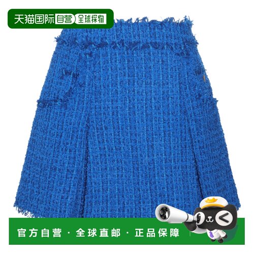 香港直邮BALMAIN 女士半身裙 BF0LB873XF916KH AW20支付后1h可退