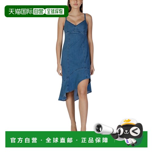 欧洲直邮DESIGUAL 女士连衣裙 25SWVD075160 SS2025 蓝色 VEST_MU