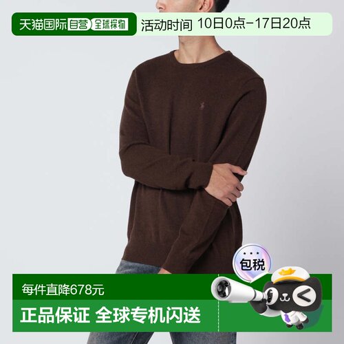 1h可退 香港直邮Polo Ralph Lauren Polo 拉夫 劳伦 男士 棕色羊