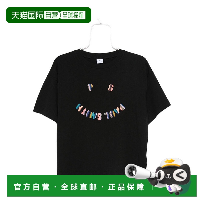 1h可退 香港直邮Paul Smith 女士 By and Polos T恤黑色T恤 W2R40