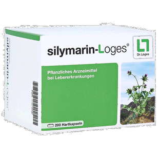 欧洲直邮德国药房loges水飞蓟护肝保肝肝炎肝硬化肝损伤胶囊200粒