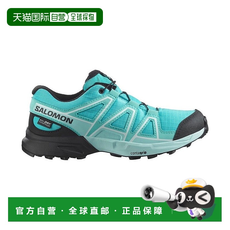 自营欧洲直邮Salomon萨洛蒙 SPEEDCROSS WATERPROOF系列儿童浅蓝/