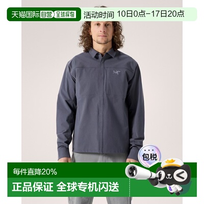 欧洲直邮Arcteryx 始祖鸟CRONIN COTTON外套 男装户外式衬衫
