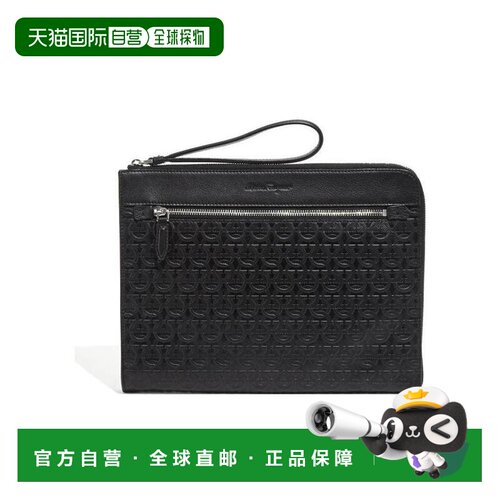 1h可退 香港直邮SALVATORE FERRAGAMO 男士手拿包 24A424723760 A