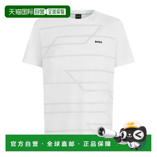 香港直邮BOSS HUGO BOSS 男士T恤  50551617100 AW2026白色短袖