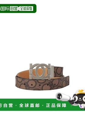 1h可退 香港直邮Salvatore Ferragamo菲拉格慕 logo扣饰皮带67916