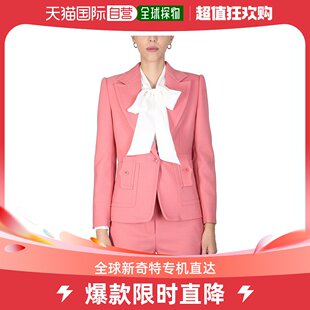 Moschino 香港直邮Boutique 女士 纽扣侧袋西装 外套