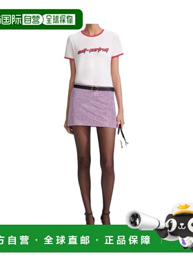 香港直邮Self-Portrait 带红色 SP 标志 T 恤 PF25109TB