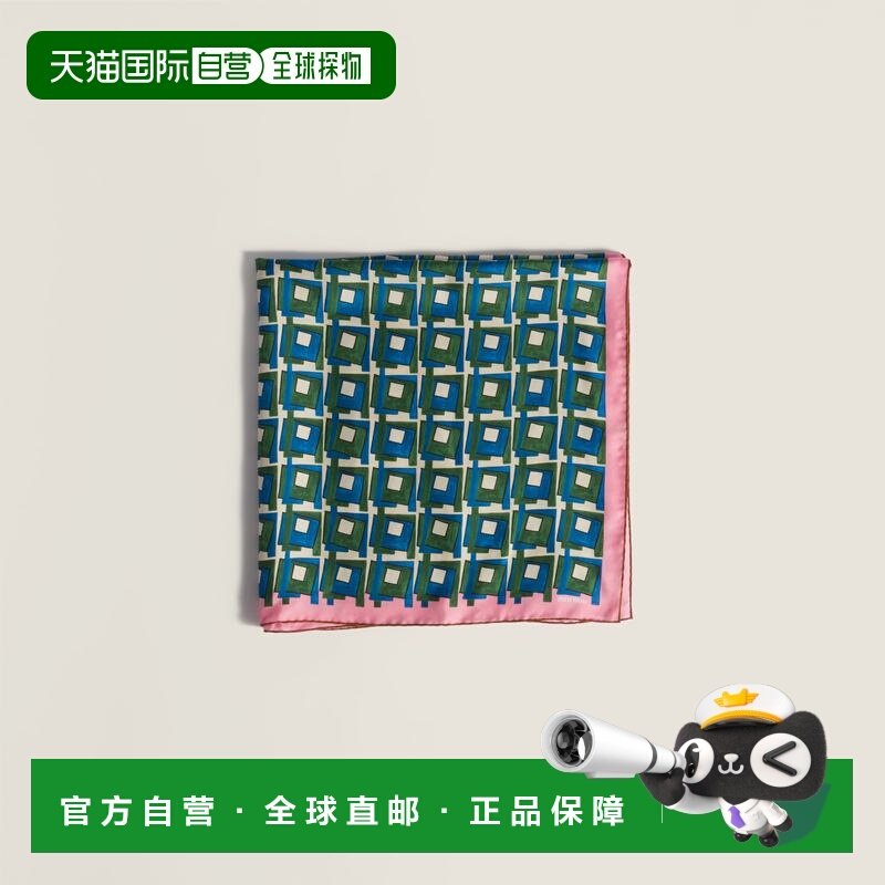 欧洲直邮MIUMIU (缪缪) 印花丝巾,服饰配件/皮带/帽子/围巾,其他配件,淘宝优惠券,粉丝福利购,淘宝优惠卷