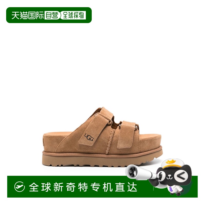 1h可退 香港直邮Ugg 女士 厚底拖鞋 1155458 brown棕色 舒适时尚