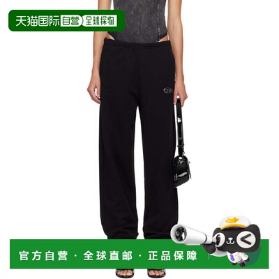 1h可退 香港直邮Diesel 迪赛 女士 黑色 P-Lacyn-Od 运动裤 A1944