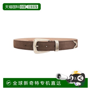 绒面革皮带 1h可退 Benny 香港直邮KHAITE 10034726腰带 女士