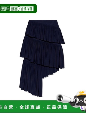 1h可退 香港直邮Alaia 女士 不对称半身裙 AA9J2312J050Aa字裙