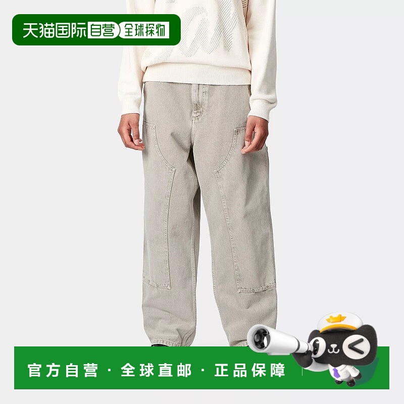 自营欧洲直邮Carhartt Wip 女士棉牛仔裤直筒裤休闲裤米色