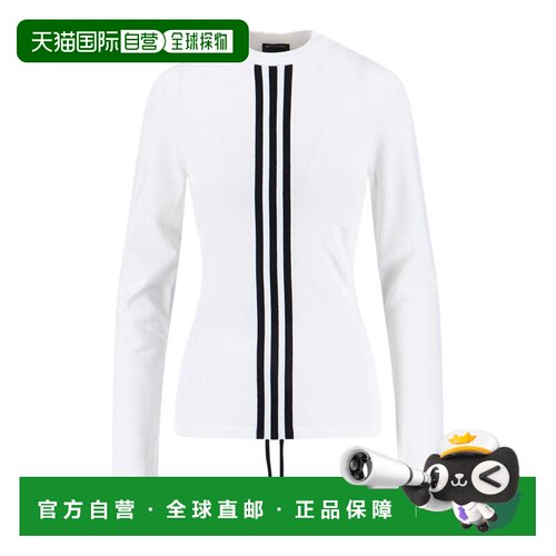 香港直邮Y-3 女士针织衫 KD4760C AW2025 白色 T-shirt