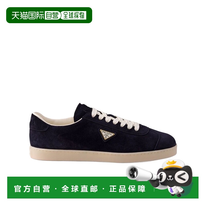 香港直邮Prada 徽标运动鞋 2EE394054正品轻便时尚休闲百搭舒适