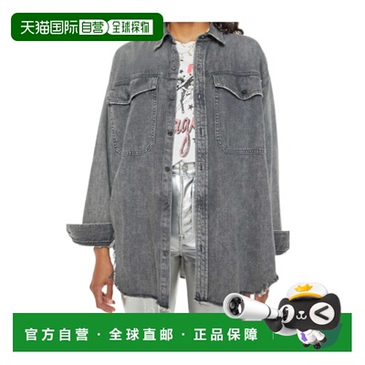 香港直邮MOTHER 女士衬衫 210461327GRV SS2025 灰色 长袖衬衫