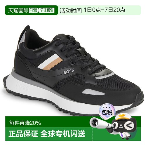 欧洲直邮BOSS 雨果博斯 Jonah_Runn_mx_N 男士鞋子低帮板鞋 50498