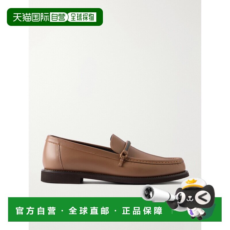 香港直邮Brunello Cucinelli 布内罗 古奇拉利 女士 皮质乐福鞋 M