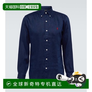 男士 Ralph Lauren Polo 香港直邮Polo 修身 劳伦 拉夫 亚麻衬衫