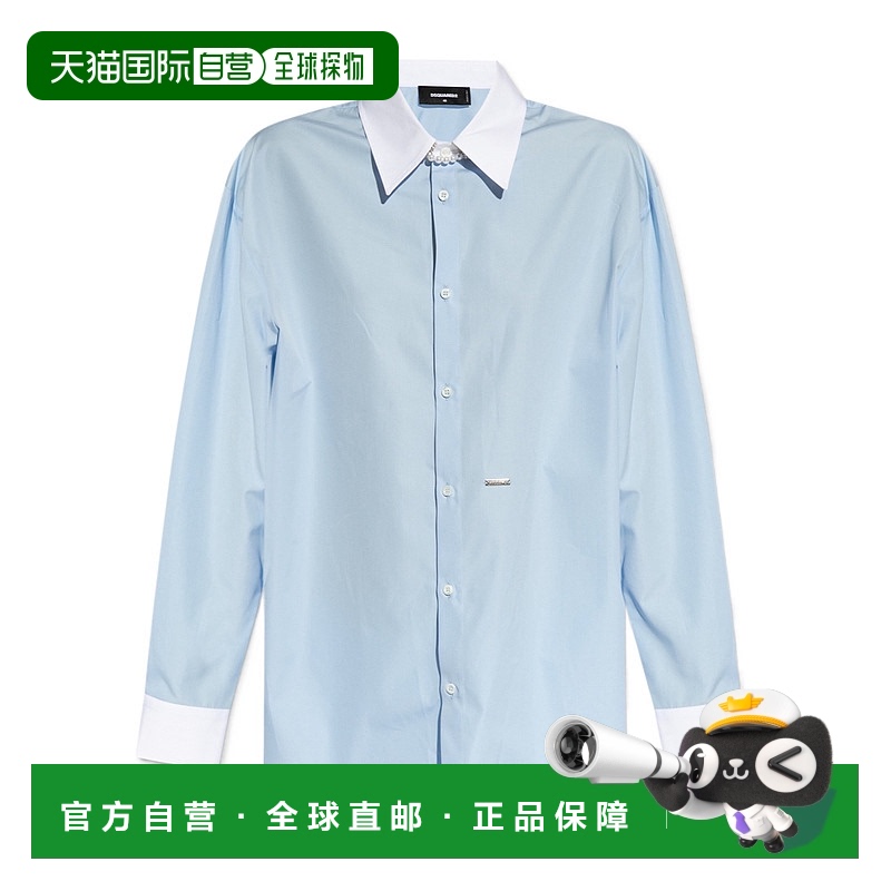 1h可退 香港直邮Dsquared2 二次方 女士 长袖衬衫 S72DL0745S3627