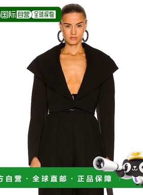 1h可退 香港直邮Alaia 女士 连帽短款夹克 AA9V02341T410