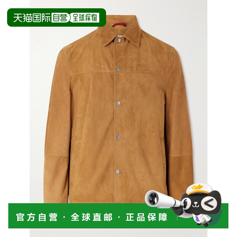 Brunello Cucinelli 布内罗 古奇拉利 男士 绒面革夹克 M