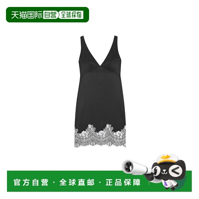 1h可退 香港直邮Saint Laurent 圣罗兰 女士 蕾丝连细节衣裙 7288