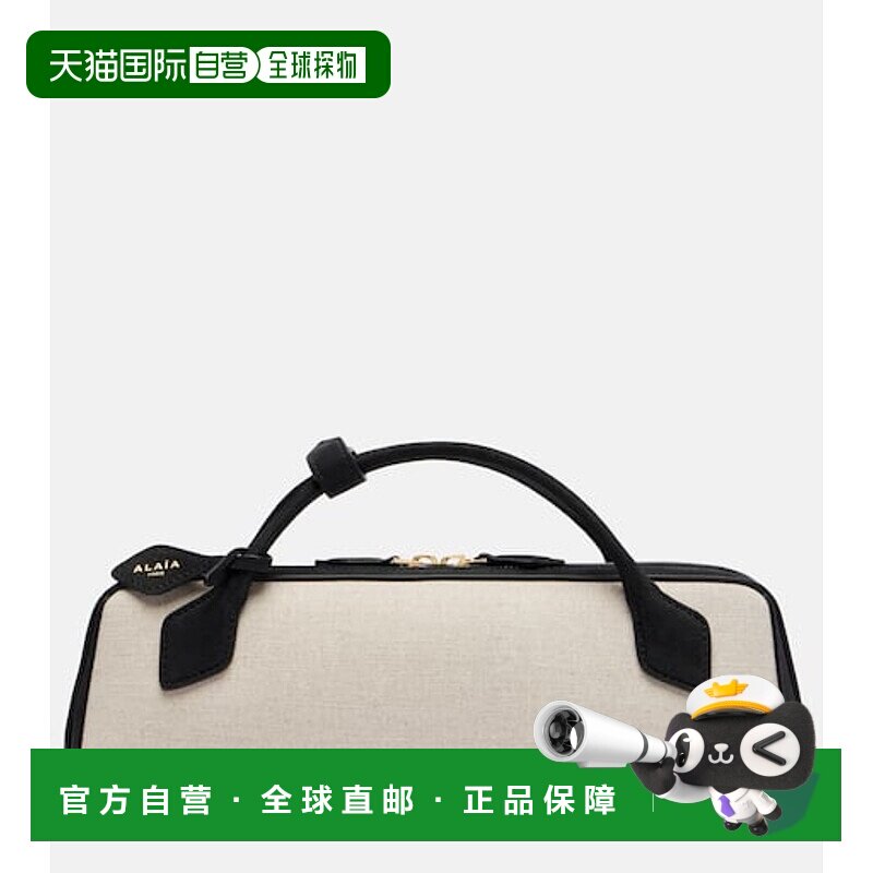 1h可退 香港直邮Alaia 女士 Le Teckel 帆布手包 white白色 舒适