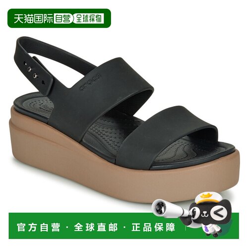 欧洲直邮Crocs 卡骆驰 CROCS BROOKLYN LOW WEDGE W 女士鞋子凉鞋