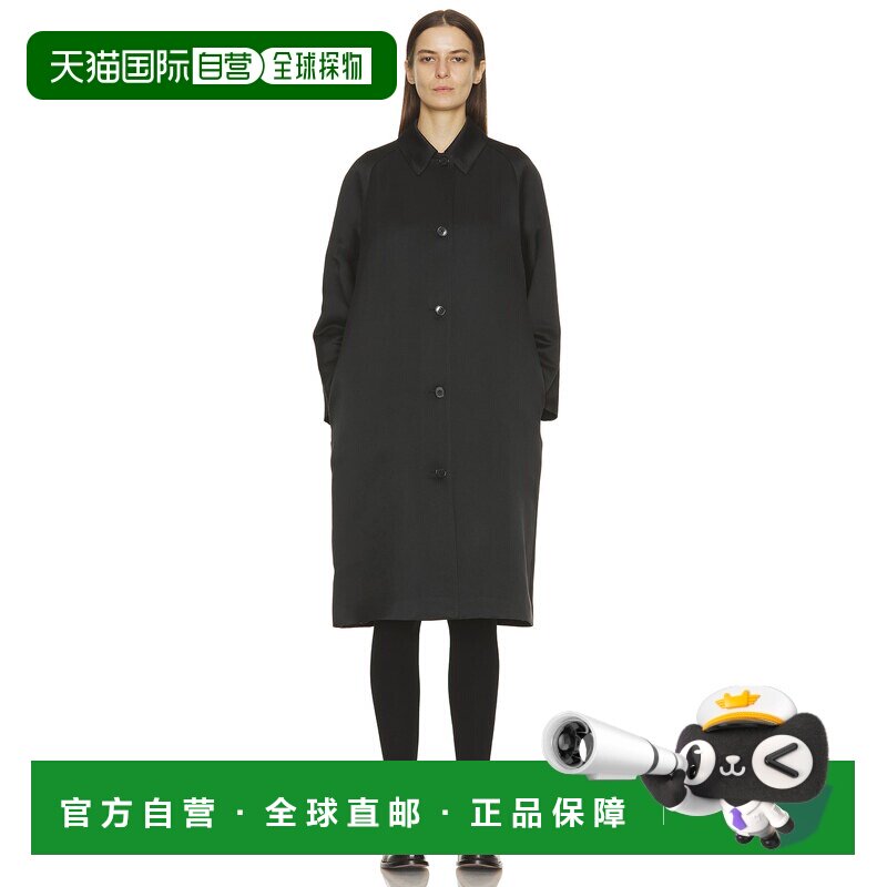 1h可退 香港直邮The Row 女士 Ema 大衣 8015W4263 black黑色 舒