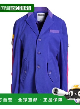 1h可退 香港直邮Moschino 莫斯奇诺 女士 西装外套 purple紫色 舒