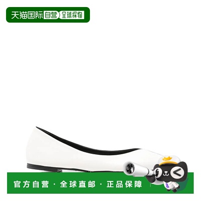 香港直邮Jacquemus 女士 LES BALLERINES OVALO 皮质芭蕾鞋(TWO-T