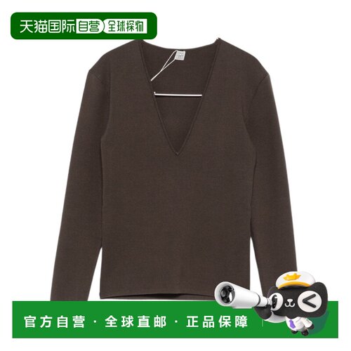 Toteme V领长袖针织衫 262WRT0685YA0243通勤