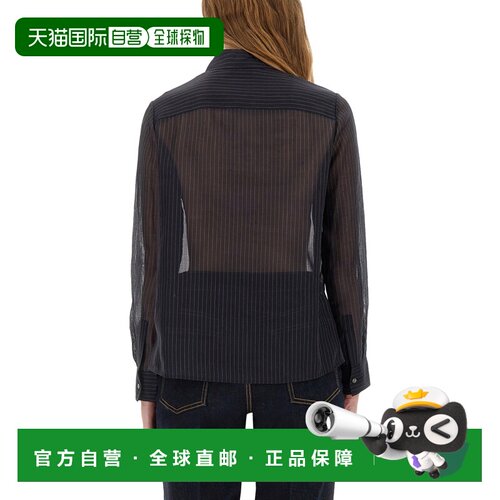 1h可退 香港直邮TORY BURCH 女士衬衫 168676400 AW2025 蓝色 条