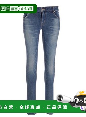 1h可退 欧洲直邮CELINE 女士牛仔裤 2N962067S07DU紧身裤
