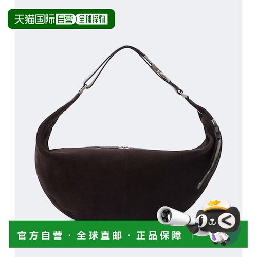 香港直邮Lemaire 男士 Quiver 卡扣大号绒面革肩包