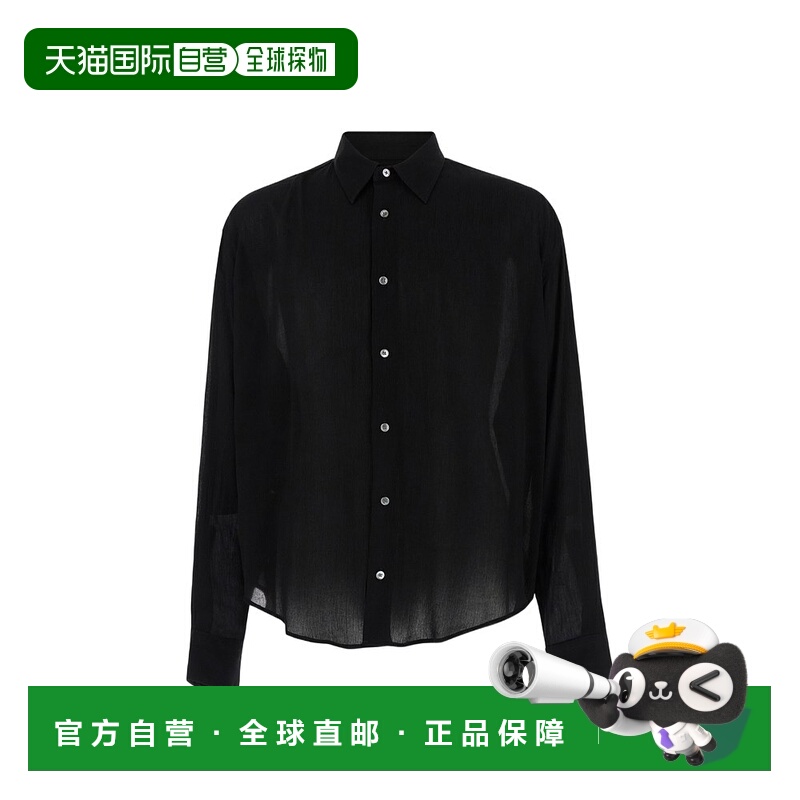 香港直邮Ami Paris 长袖衬衫 USH126VI0016.